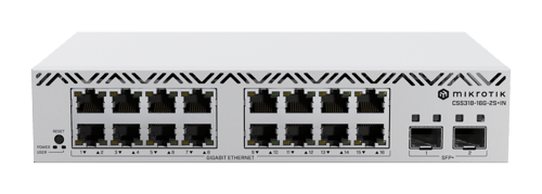 Mikrotik Css318-16g-2s+in 16xgbe 2xsfp+ Switch