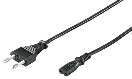 Microconnect Power Cord Notebook 5m Black Euro 5m C7 Musta