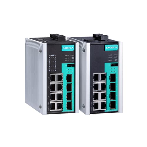 Moxa Eds-g512e-8poe-4gsfp 12-porttinen Teollisuustason Ei-hallittu Poe-kytkin