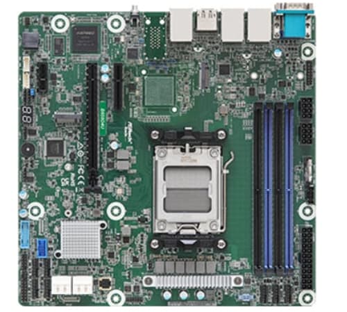 Asrock B650d4u Emolevy Amd B650 Express Pistoke Am5 Mikro Atx Am5 Micro-atx