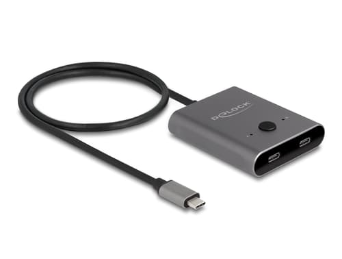 Delock Usb-c Switch Bidirectional Usb-c 3.2 Gen 2 (3.1 Gen 2) Usb 3.2 Gen 2 (3.1 Gen 2) Type-c