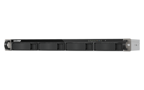 Qnap Ts-433eu Nas Rack (1u) Cortex-a Cortex-a55 4 Gb 0 Tb Qnap Turbo System Svart