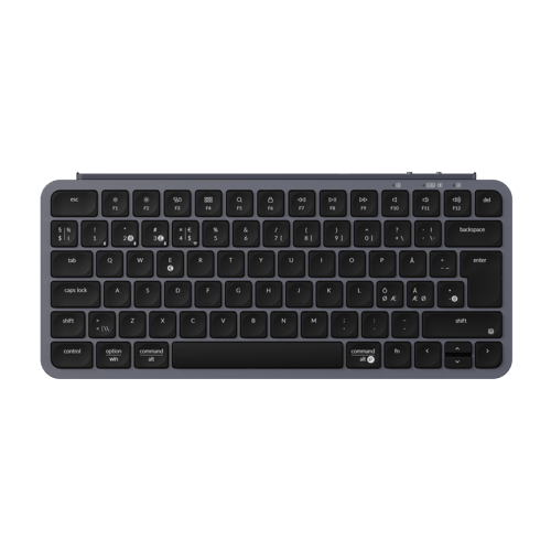 Keychron B1 Pro Ultra-slim Wireless Tri-mode Nordisk Tastatur