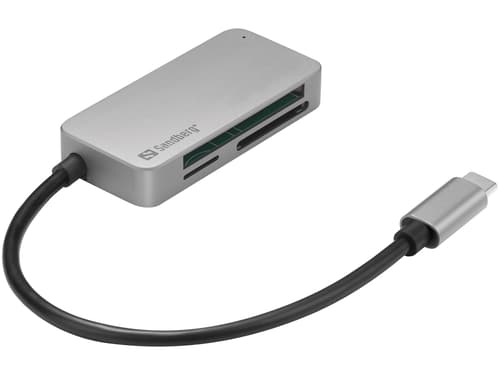 Sandberg 136-38 Kortlæser Usb 3.2 Gen 1 (3.1 Gen 1) Type-c Sort billede
