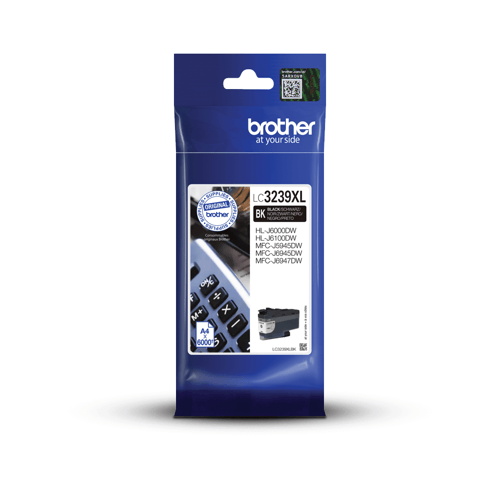 Brother Blæk Sort Lc-3239xlbk 6k