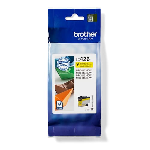 Brother LC426Y -mustekasetti, keltainen