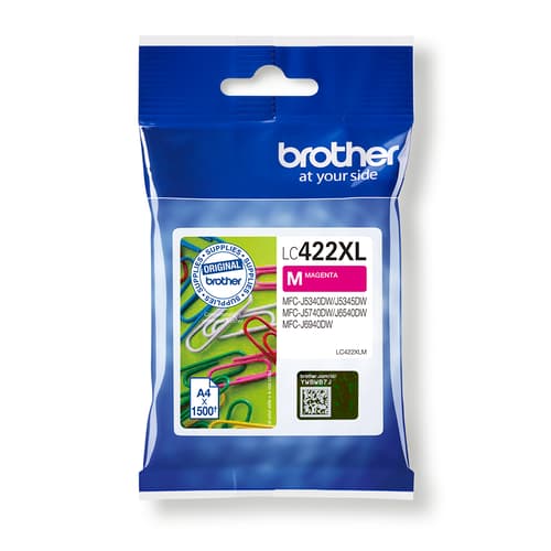 Brother Blæk Magenta Xl 1500 Sider – Mfc-j5340dw