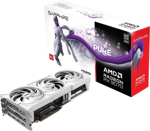 Sapphire Pure Rx 9070 Gaming Oc 16gb
