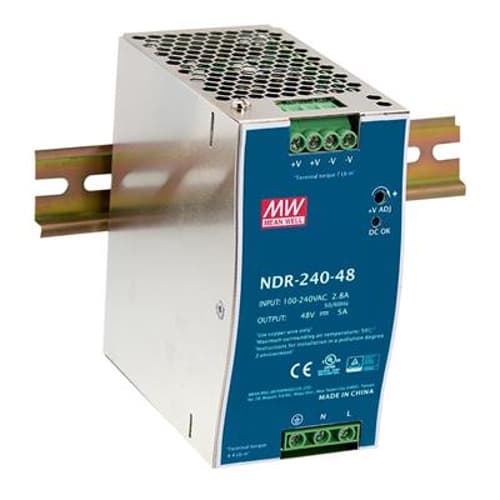 Mean Well Ndr-240-24 Virta-adapteri Ja Vaihtosuuntaaja 240 W 240w
