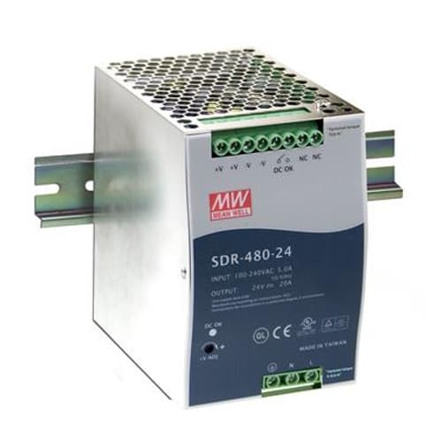 Mean Well Sdr-480-48 Virta-adapteri Ja Vaihtosuuntaaja 480 W 480w