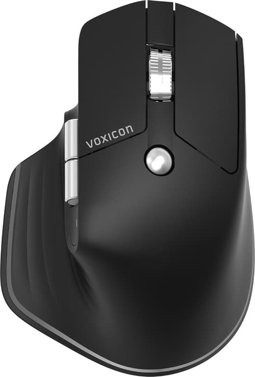 Voxicon Prime Ex3 Trådløs Ergonomisk Mus Rf Trådløs + Bluetooth Mus Sort