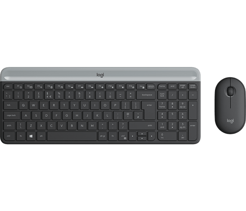 Logitech Slim Wireless Combo Mk470 Trådlös Nordisk