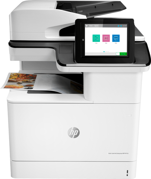 Hp Color Laserjet Enterprise Mfp M776dn A3 billede