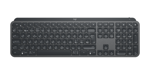 Logitech® | MX Keys for Business - Tastatur - bagbelyst - Bluetooth, 2.4 GHz - QWERTY - Pan Nordic - grafit