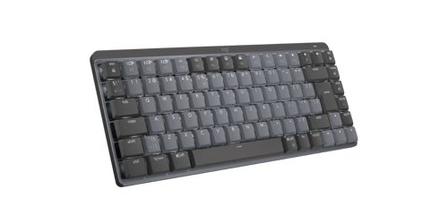 Logitech Master 920-010780 Tastatur Kontor Rf Trådløs + Bluetooth Qwerty Us International Grafit Trådløs Logitech Tactile Us International billede