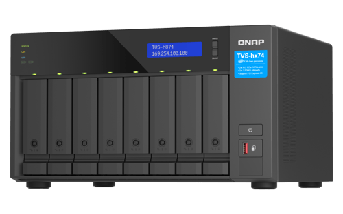 Qnap Tvs-h874x Nas Tower Intel® Core™ I9 64 Gb Ddr4 0 Tb Quts Hero Musta