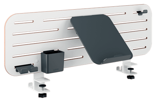 Leitz Ergo Pegboard Skrivebordsorganisator Med Laptopholder 80x25 Cm billede