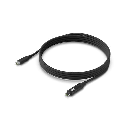 Ubiquiti Durable Braided 100w Display 2m Usb-c Usb-c Musta, Harmaa