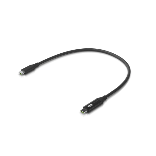 Ubiquiti Durable Braided 100w Display 0.3m Usb-c Usb-c Svart, Grå