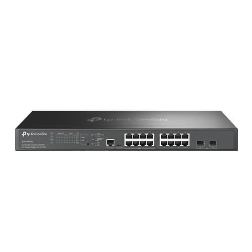 Tp-link Omada 16-port 2.5g Og 2-port 10ge Sfp+ L2+ Managed Switch Med 8-port Poe+