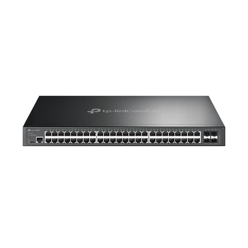 Tp-link Omada Sg3452x Verkkokytkin Hallittu L2+ Gigabit Ethernet (10/100/1000) 1u Musta