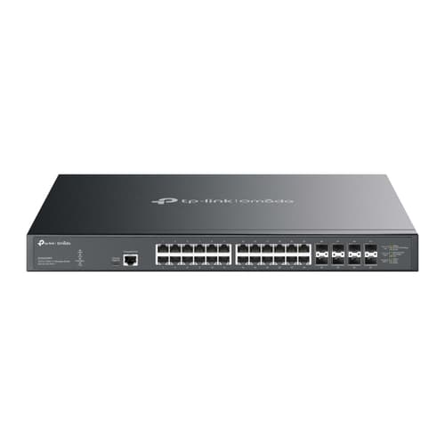 Tp-link Omada Sx3832mpp Netværksswitch Managed L2+ 10g Ethernet (100/1000/10000) Power Over Ethernet (poe) Din Skinne Sort