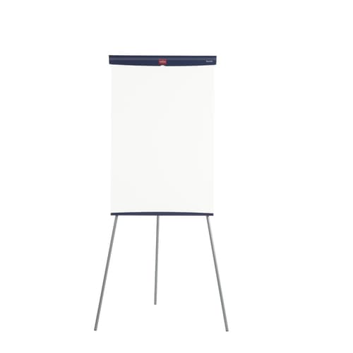 Flipover gulvmodel Nobo Basic med 3 ben og lakeret magnetisk Whiteboard