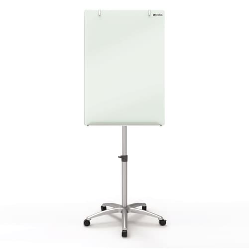 Nobo Flipchart Mobil Glas 70x100cm