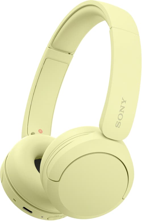 Sony Wh-ch520 Wireless Headphones Stereo Usb-c Gul billede