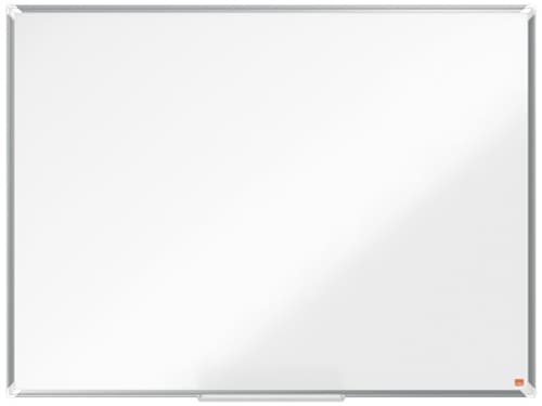 Nobo Whiteboard Premium Plus Stål Magnetisk 120x90cm billede