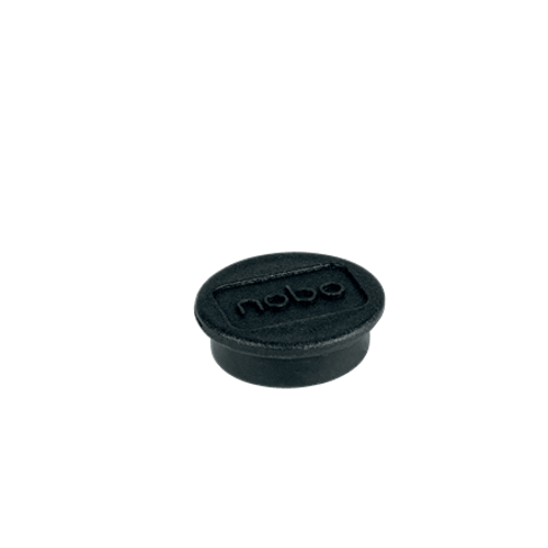 Nobo Magneter Sort 13mm 10st - Whiteboard