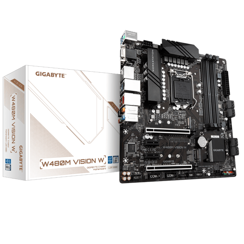 Asrock Gigabyte W480m Vision W Bundkort Intel W480 Express Lga 1200 (socket H5) Micro Atx Lga 1200 Micro-atx