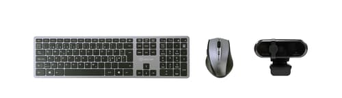 Voxicon Office Kit - Keyboard - Mouse - Webcam Pohjoismainen