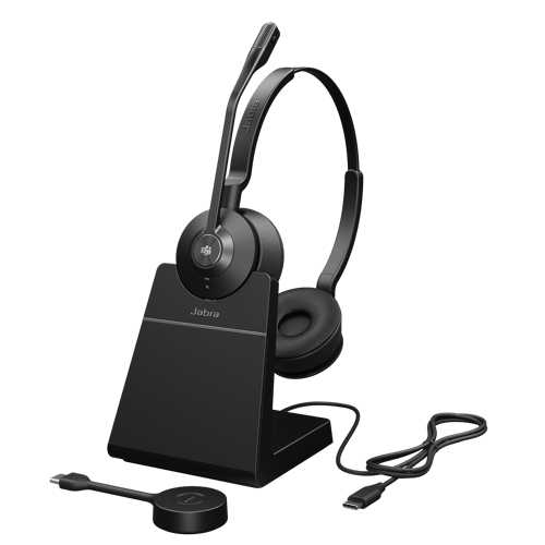 Jabra Engage 55 Se With Stand Stereo Usb-c Microsoft Teams Musta