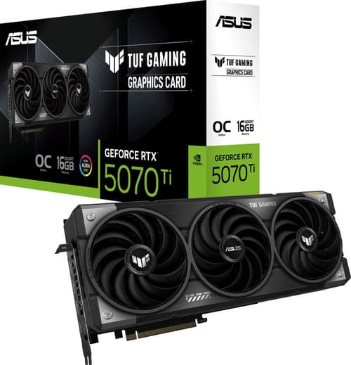 ASUS GeForce RTX 5070 TI 16GB TUF OC GAMING Grafikkort - GEEKD.dk