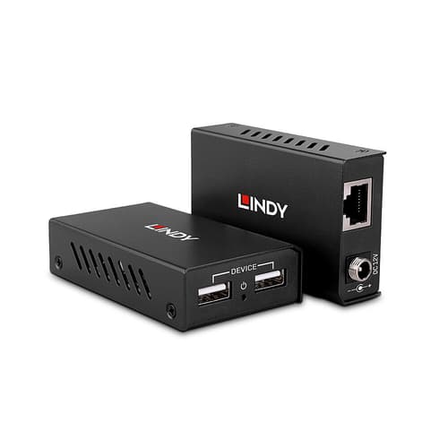 Lindy 43408 Av-forlenger Av-sender Og -mottaker Sort