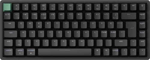 Keychron K2 He Qmk Kablet Og Trådløs Gateron Double-rail Magnetic Nebula Nordisk billede