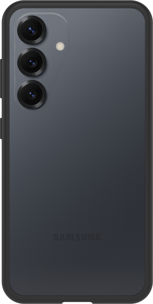 Otterbox React Series Samsung Galaxy S25 Sort, Transparent billede