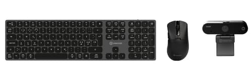 Voxicon Office Kit Prime Ultra - Keyboard - Mouse - Webcam Langaton Pohjoismainen