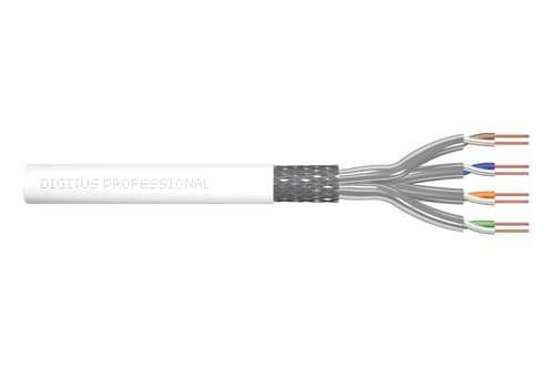 Digitus Dk-1743-vh-305-mf-w Nätverkskablar Vit 305 M Cat7 S/ftp (s-stp) Nej Cat 7 305m Vit