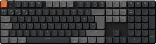 Keychron K5v2 Rgb Aluminum Hot Swap Qmk Kablet Og Trådløst Keychron Lavprofil 2.0 Rød Nordisk