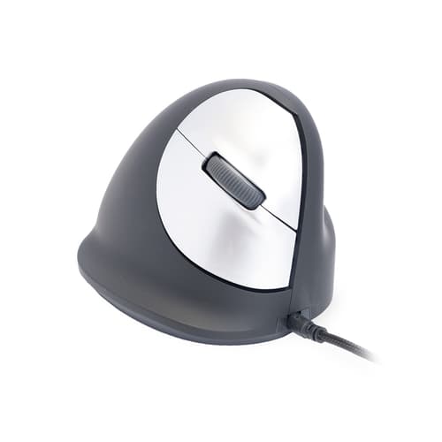 Ergonomisk mus R-Go HE Break, stor højrehåndet, kablet (sort)