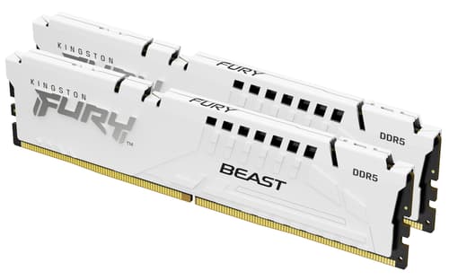 Kingston Fury Beast Xmp/expo White 64gb 6000mt/s Ddr5 288-pin Dimm