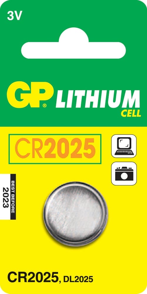 GP Lithium knap batt. CR 2025 - C1 1 stk.