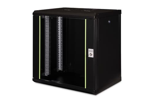 Digitus Unique 19 tommer 60x45cm Wall Rack Black