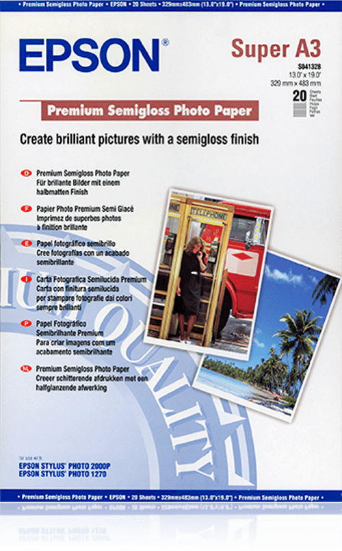 Epson Premium Semigloss Photo Paper