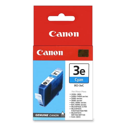 Canon Muste Syaani Bci-3ec Bjc 3000/6000/i550/s400
