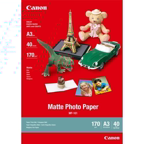 Canon Papir Photo Mattert Mp-101 A3 40-ark 170g billede