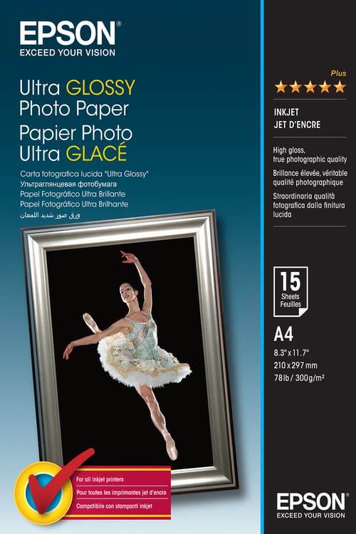 Epson Papir Photo Ultra Glossy A4 15 Ark 300 G