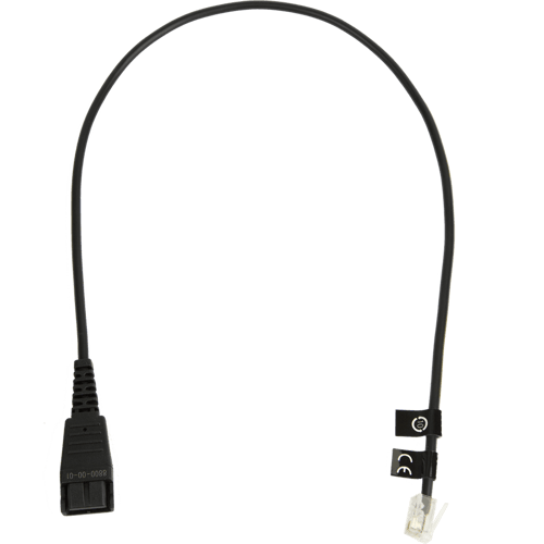 Jabra Hodetelefonkabel 0.5m Qd Rj-10